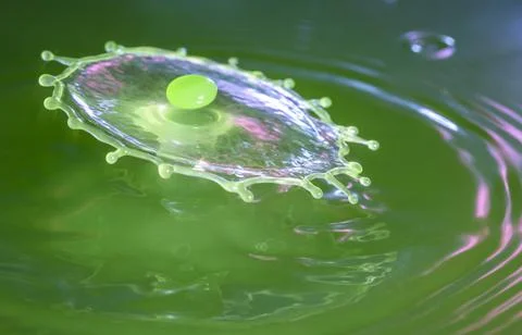 Water Drop Collision Stock Photos