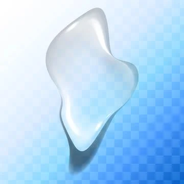 Water drop on a colored background Stock Illustration