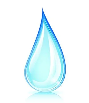 Water drop concept Stock Illustration
