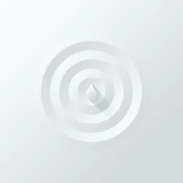 Water drop cut paper design background Stock Illustration