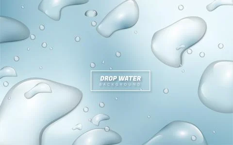 Water drop design background Stock Illustration