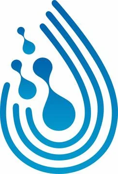 Water Drop Design Logo Stock Illustration