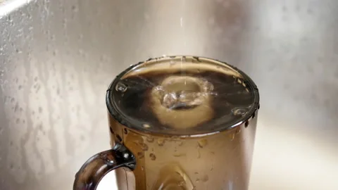 Water drop dripping. Stock Footage 90018812