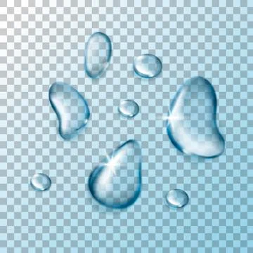 Water drop elements Stock Illustration