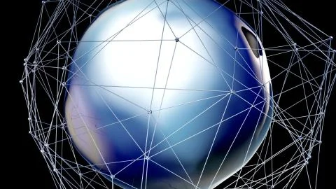 Water drop explosion on black background with alpha mask 4k Stock Illustration