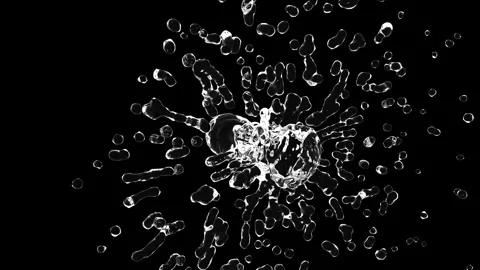 Water drop falling alpha channel super s... | Stock Video | Pond5
