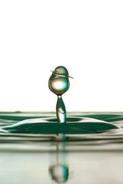 Water drop falling Stock Photos