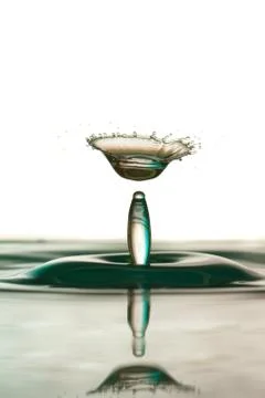 Water drop falling Stock Photos