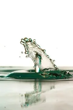 Water drop falling Stock Photos