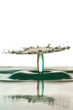 Water drop falling Stock Photos