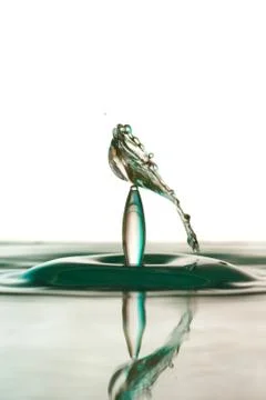Water drop falling Stock Photos