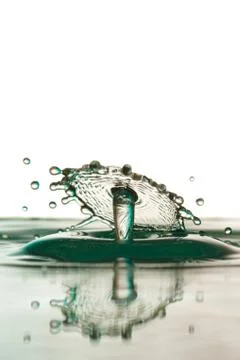 Water drop falling Stock Photos