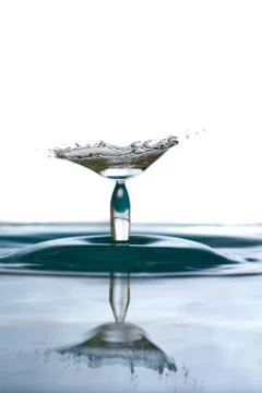 Water drop falling Stock Photos