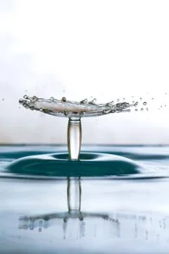 Water drop falling Stock Photos