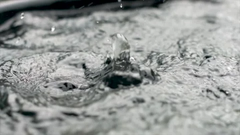 Water drop falling SLOWMOP5BRIEF Stock Footage 263951278
