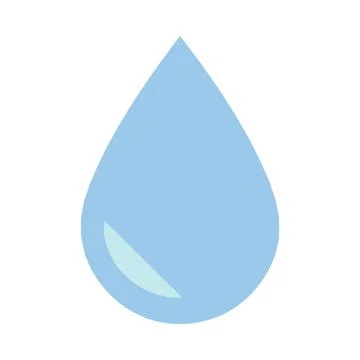 Water drop flat style icon design, vector illustration Stock-Illustration