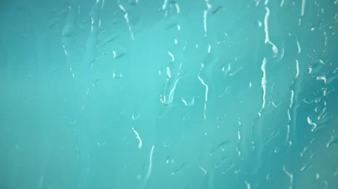 Water drop on glass 4 Stock Footage 49448772