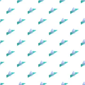 Water drop on a green surface seamless pattern 스톡 일러스트