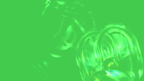 Water Drop Heart Green Screen Overlay Stock-Footage 344730784