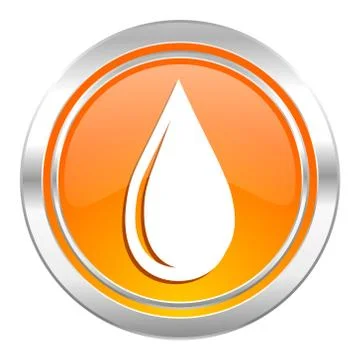 Water drop icon. Stock Illustration