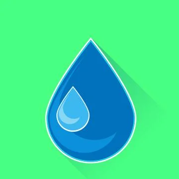 Water Drop Icon Stock Illustration