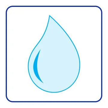 Water drop icon Stock Illustration