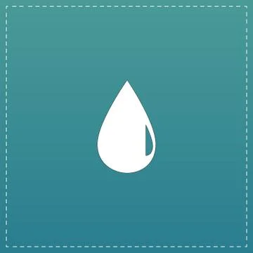 Water drop icon Stock Illustration
