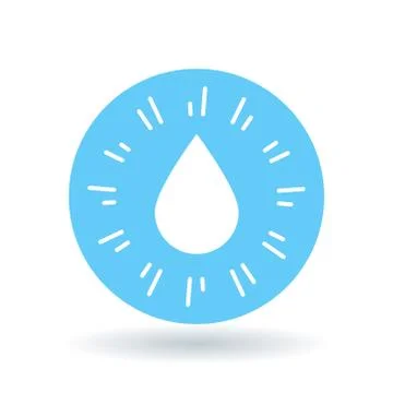 Water drop icon Stock Illustration