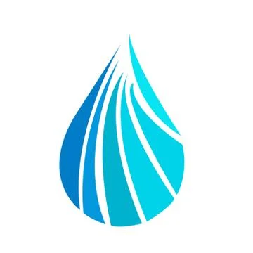 Water drop icon Stock Illustration