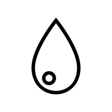 Water Drop Icon Stock Illustration