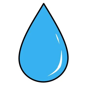Water drop icon Stock Illustration