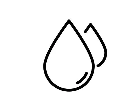 Water drop icon. Isolated splash and water drop icon line style. Premium qual Stock Illustration