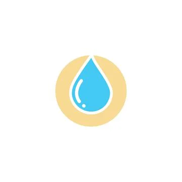 Water drop icon  vector illustration Stock Illustration