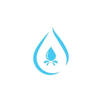Water drop icon  vector illustration Stock Illustration