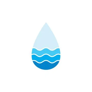 Water drop icon  vector illustration Illustrazione stock
