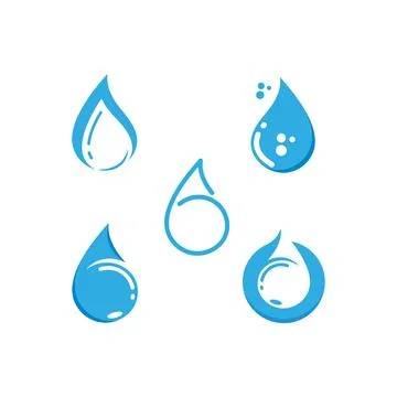 Water drop  icon vector illustration Stock Illustration