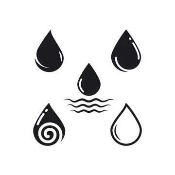 Water drop icon vector illustration design Stock Illustration