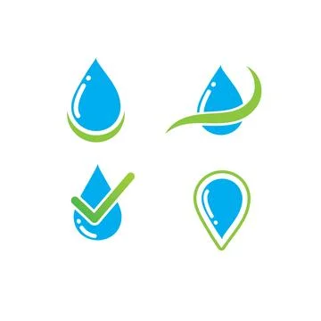 Water drop icon  vector illustration design Illustrazione stock