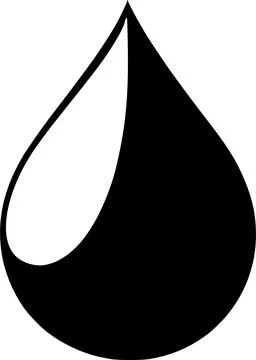 Water drop icon vector symbol design illustration Stock Illustration