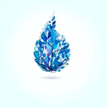 Water drop. Stock Illustration