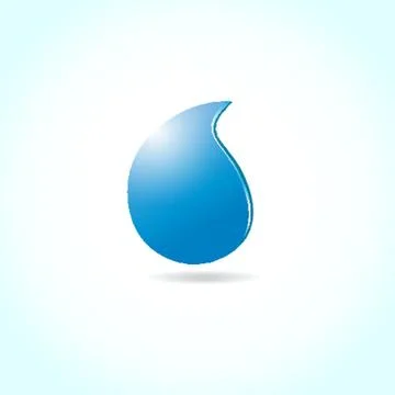 Water drop. Stock Illustration