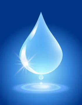 Water drop Stock Illustration