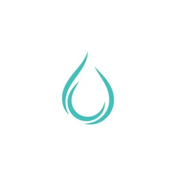 Water drop illustration Illustration