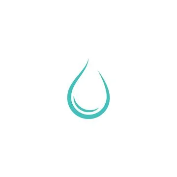 Water drop illustration Stock Illustration