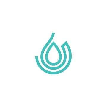 Water drop illustration Illustration