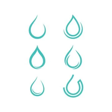 Water drop illustration Illustration