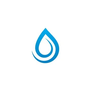 Water drop illustration 스톡 일러스트