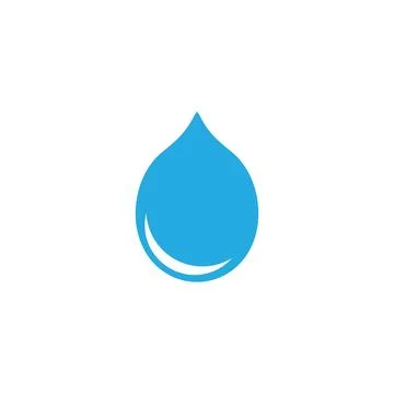 Water drop illustration Stock Illustration
