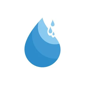 Water drop illustration Stock Illustration