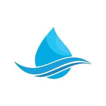 Water drop illustration Illustration